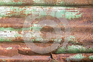 Roller shutter rusty