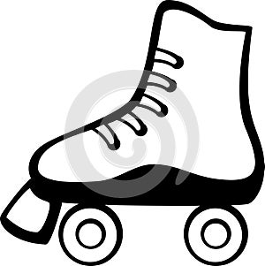 Roller skate vector illustration