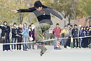 Roller skating game