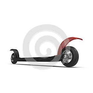 Roller Skis Model Isolated On White Background. 3D Illustration