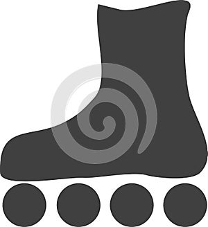 Rollerblades Icon Vector