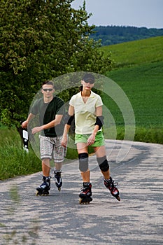 Rollerblades for two 3