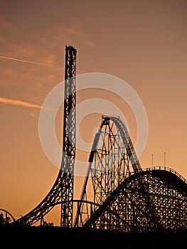 Rollercoaster heaven magic mountain photo