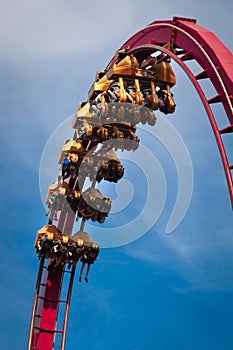 Rollercoaster ride photo