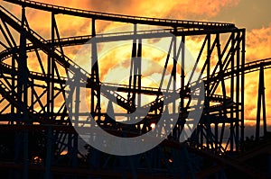 Rollercoaster Sunrise