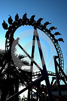 Rollercoaster in thailand