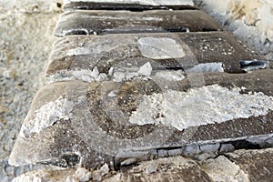 Rollers and track of a large self-propelled machine