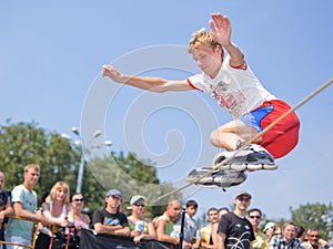 Rollerskating competition