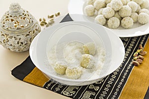 Rolling Burfi In Coconut