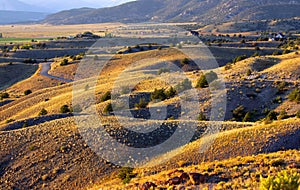 Rolling hills in Colorado photo