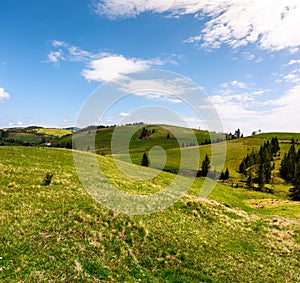 Rolling hills of Podobovec valley