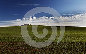 Rolling hills in Sidmouth