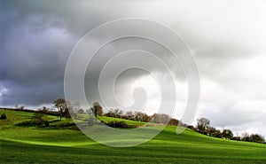 Rolling hillside photo