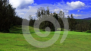 Rolling landscape of ooty golf course