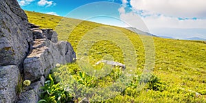 rolling landscape of runa mountain photo