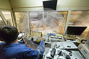 Rolling mill control cabin