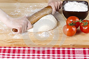 Rolling pin kneading