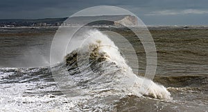 Rolling Wave off the South Coast of England