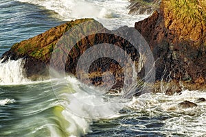 Rolling Waves at Cape Disappointment