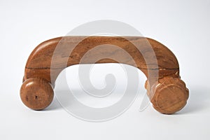 Rolling wooden massage tool