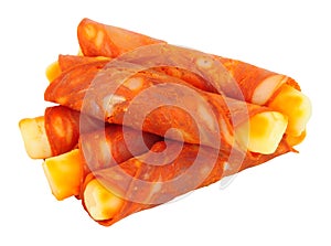 Rollitos Isolated On A White Background