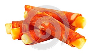 Rollitos Isolated On A White Background