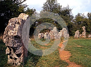 Rollright stones, Oxfordshire, England.