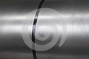 Rolls of cold-rolled galvanized steel in stock