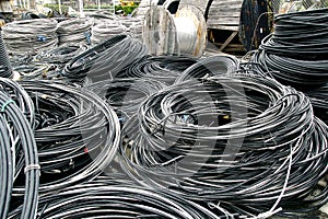 Rolls of industrial electric cable