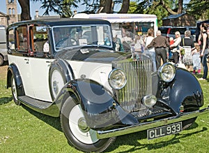 Rolls Royce on show at Forres.