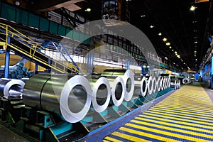 Rolls of steel sheet