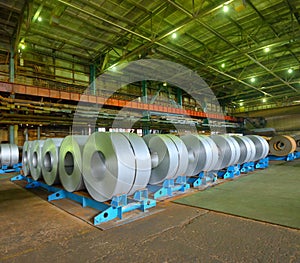 Rolls of steel sheet