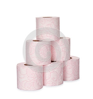 Rolls of toilet paper