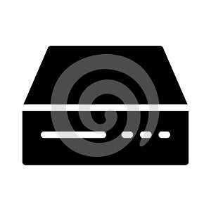 Rom vector glyph flat  icon