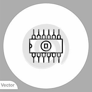 Rom vector icon sign symbol