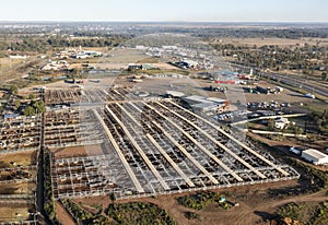 Roma cattle saleyards.