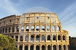 Roma coliseum or colosseum theater, Rome, Italy