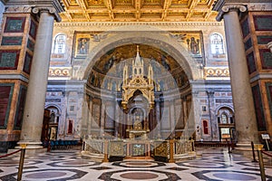 Roma. The Papal Basilica of Saint Paul Outside the Walls