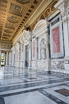 Roma. The Papal Basilica of Saint Paul Outside the Walls