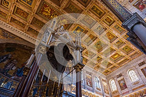 Roma. The Papal Basilica of Saint Paul Outside the Walls