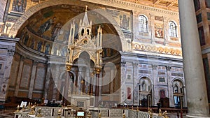 Roma. The Papal Basilica of Saint Paul Outside the Walls