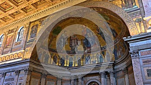 Roma. The Papal Basilica of Saint Paul Outside the Walls