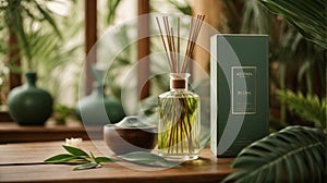 ?roma reed diffuser home fragrance with rattan sticks.