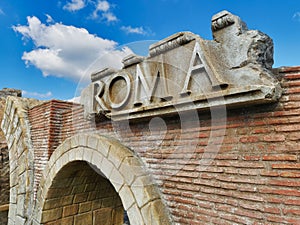 Roma Rome Caput mundi stones wall empire ancient destination archeology