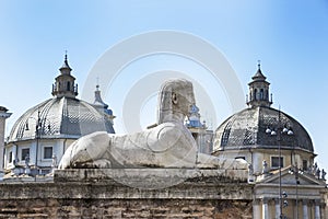 Roma roofs wiew photo