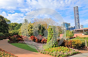 Roma street park garden Brisbane Australia
