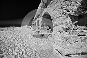 Roman age aqueducts in Caesarea