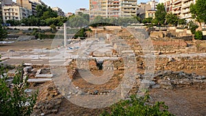 The Roman Agora in Thessaloniki, Greece