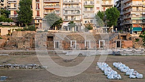 The Roman Agora in Thessaloniki, Greece