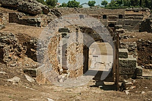 Roman Amphitheater at the archaeological site of Merida